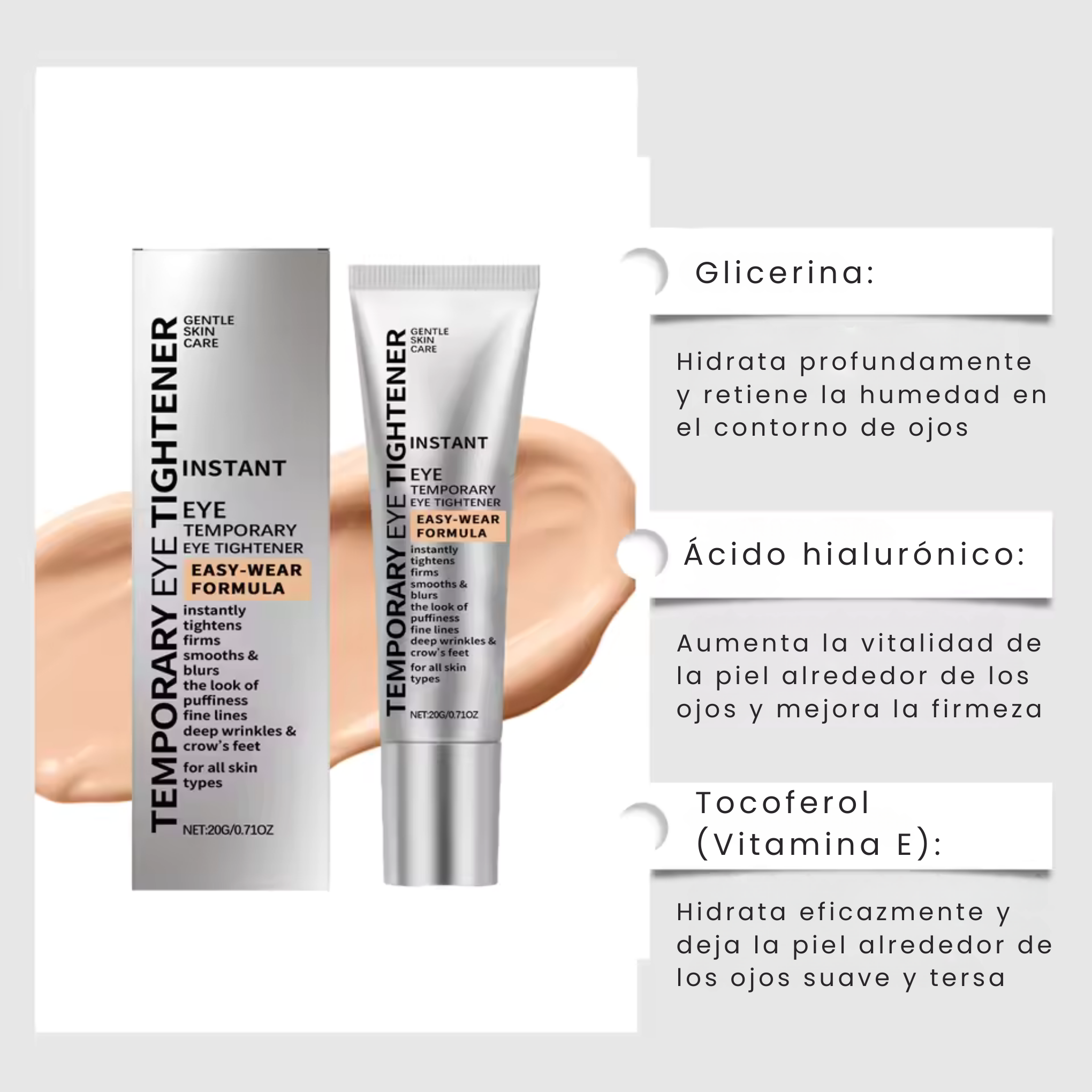 RadiantlyLift - Gel Reafirmante Antiarrugas con Efecto Lifting Instantáneo